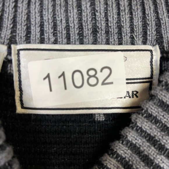 Ossi Skiwear Sweater Adult Large Gray Knit Heavyweight Long Sleeve Pullover Mens - Picture 10 of 10